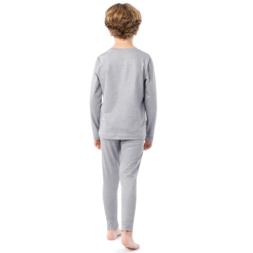 ColdPruf Kids Base Layer Long Sleeve Jersey Crew Top and Pant Set2