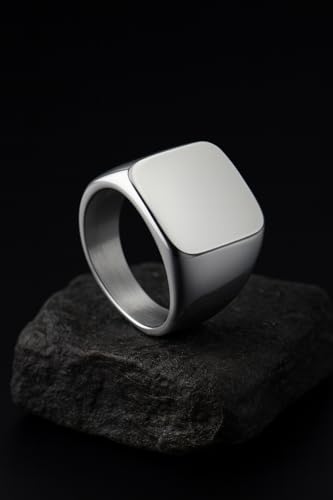 Image of Men's Stainless Steel Western Style Band Rings Collection for Men /Boy's