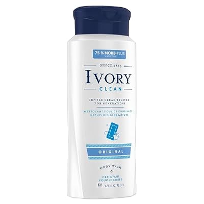 Ivory Original Body Wash, 21 oz (Pack of 5)