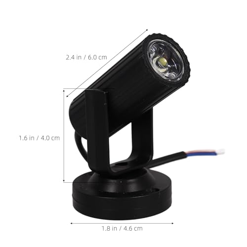 OSALADI 2 Stücke Punktstrahler Club Lichtstrahl Mini Für Lichter Bar Scheinwerfer Show Dj Beleuchtung Karaoke Home Dance Theater Kino Pinspot Hochzeit Party Disko