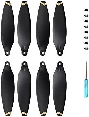 [OEM Drone Accessories] Drone Accessories X8 Mini Propeller 8PCS Drone Propeller Quick-Release CW/CCW Propeller X8 Mini Drone Accessories Replaceable (Color : Sliver) [Replacement Parts] (Colo