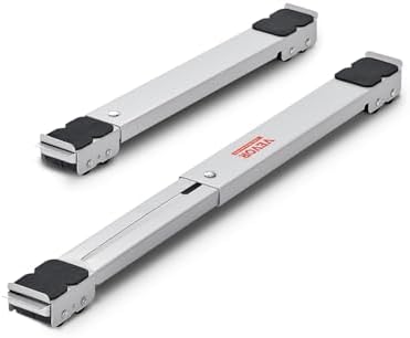 VEVOR Appliance Rollers Heavy Duty, Extendable Appliance Rollers Mobile Washing Machine Base, Mini Fridge Stand Moving Cart for Refrigerators, Dryers, Dishwashers, White VEVOR Appliance Rollers Heavy Duty, Extendable Appliance Rollers Mobile Washing Machine Base, Mini Fridge Stand Moving Cart for Refrigerators, Dryers, Dishwashers, White