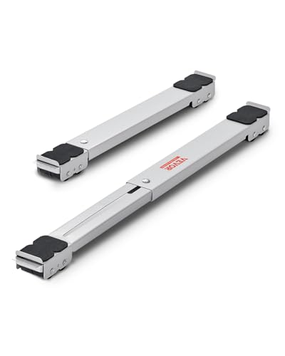 VEVOR Heavy Duty Furniture Appliances Rollers, Extendable Appliance Rollers Mobile Washing Machine Base, Fridge Stand Dolly Movers for Refrigerators, Dryers, Dishwashers, White