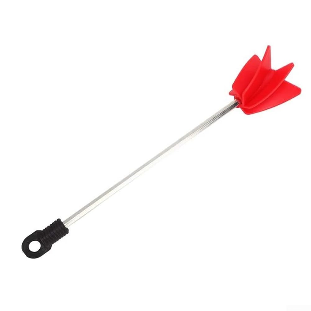 2 punte per miscelatore per vernice per resina epossidica, attacco per trapano elettrico con gambo da 1/4", lunghezza 300 mm con paletta per agitazione da 65 mm, compatibile con la maggior parte dei