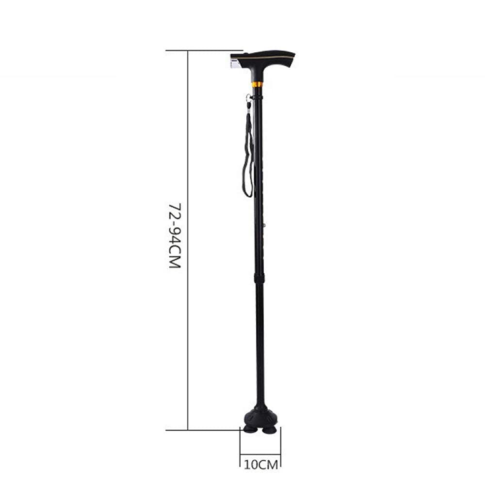 Bastones para Caminar Aleación de Aluminio Extensible Altura Ajustable Elegante Ergonómico y cómodo Antideslizante Ayuda para Caminar Movilidad para Soporte y Estabilidad Discapacitados Interesting
