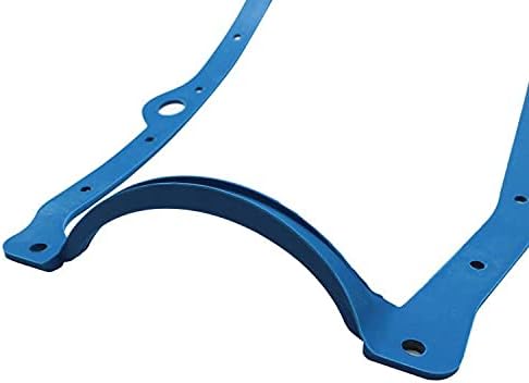 SBC Oil Pan Gasket Blue Steel Core Fits for 86 - Up Late Chevy 305 350 383 400 Engine