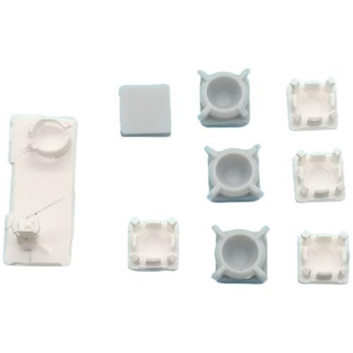 Gummistiefel-Pad-Füße for PS3 Slim 2000 3000 4000 for Sony for Playstation 3 Silm-Controller, Kunststoffknopf-Schraubenlochkappen-Set(9Pcs set 2000 3000(B))