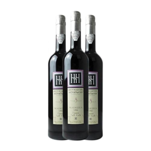 Madeira H&H Full Rich Malvasía Madeira 5 Años 75 cl Vino generoso (Caja de 3 Botellas de 75 cl)