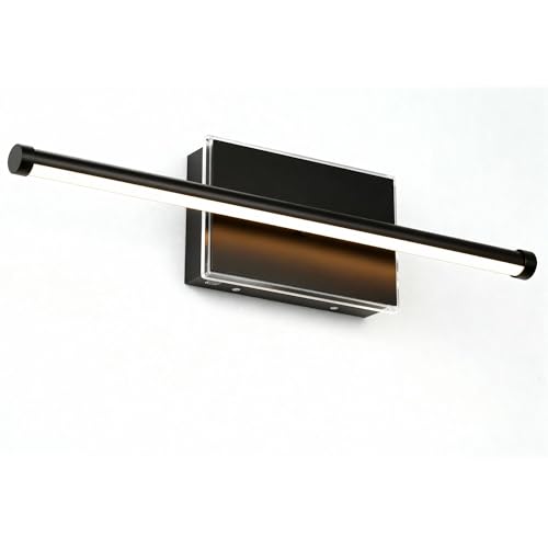 Image of 20-Inch Smart LED Vanity Light Bar | Dual Light Source (10W Main /3W Motion Sensor) | 4 Switch Modes (Incl. Night Light) | 3000K, 1040LM, CRI 90+, Dimmable, ETL (Matte Black)