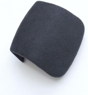 Suede Gear Shift Shifter Knob Cover Cap Trims for Range Rover Velar Sport 2022-2025 Land Rover Discovery 2021-2025 (Black Suede)