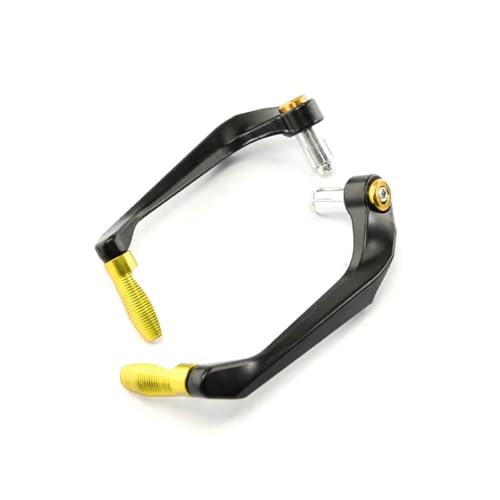 Protège mains moto universel en aluminium doré pour guidon de moto