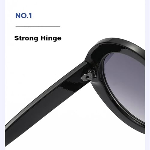 Punk Colorful Round Sunglasses for Women Men Fashion Gradient Candy Color Uv4004