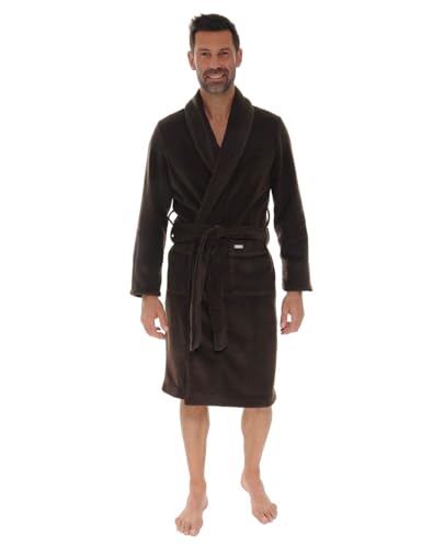 Robe de chambre marron Alaska : fini le frisson du matin grâce à ce peignoir d'intérieur