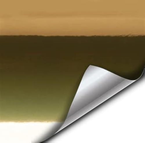 Film vinyle étirable thermoformable chrome pour liserés de voiture