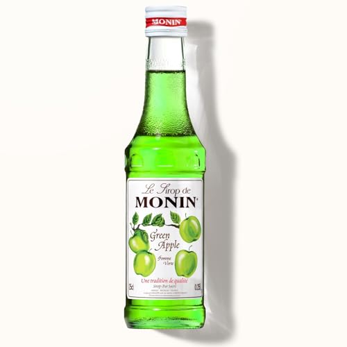 Image of Monin Green Apple Syrup|Cocktails and Mocktails |Pack of 1 (250 ml)