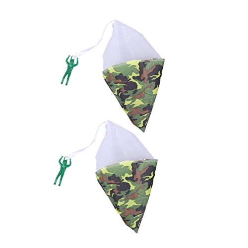 Abaodam Small Parachute Toys Boys and Girls Toys Outdoor Parachute Hand Throw Material Fun for Boys Girls