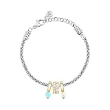 Morellato Bracciale Donna in Acciaio, Collezione DROPS, Perle, Cristalli - SCZ1397