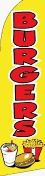 NEOPlex - "Burgers" Swooper Feather Flag