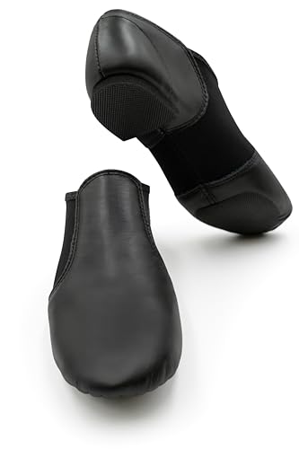 Capezio Women's E-Series Jazz Slip on-Child Shoe, 7.5 Black