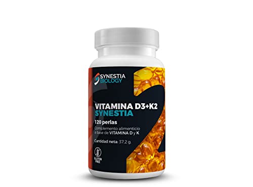 Vitamina D3+K2 Synestia (4000UI) 120 perlas - 120 días
