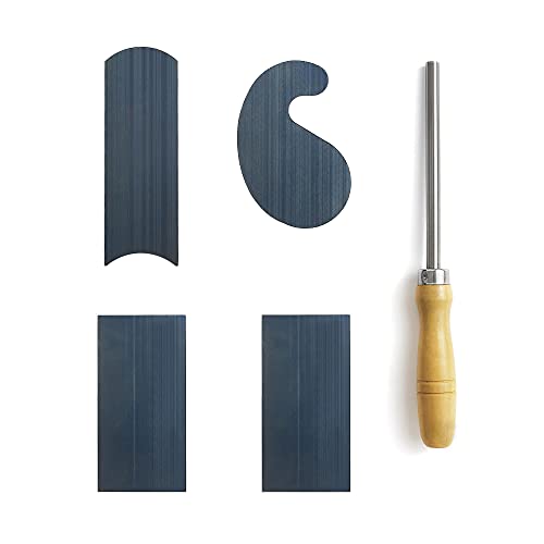 HERMIT TOOLS Cabinet Scraper Burnisher Set