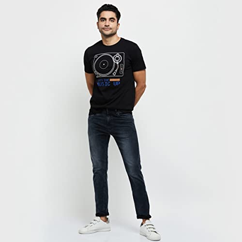 Image of Max Men Printed Slim Fit T-Shirt
