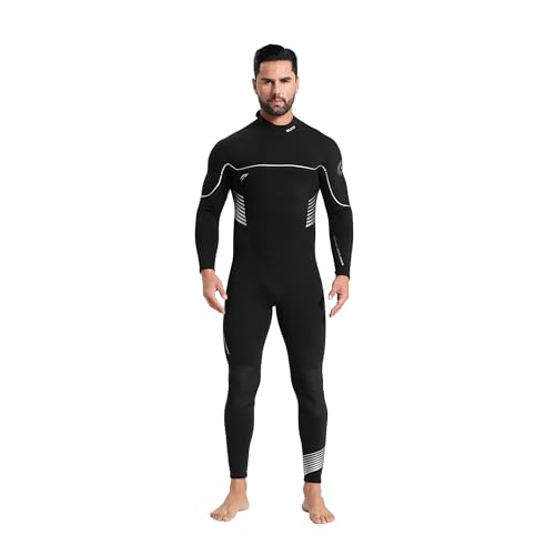ZCCO Neoprenanzug für Herren, 3/2mm Neoprenanzüge für kaltes Wasser, CR-Neopren Tauchanzüge zum Tauchen Surfen Schnorcheln Kajakfahren Wassersport