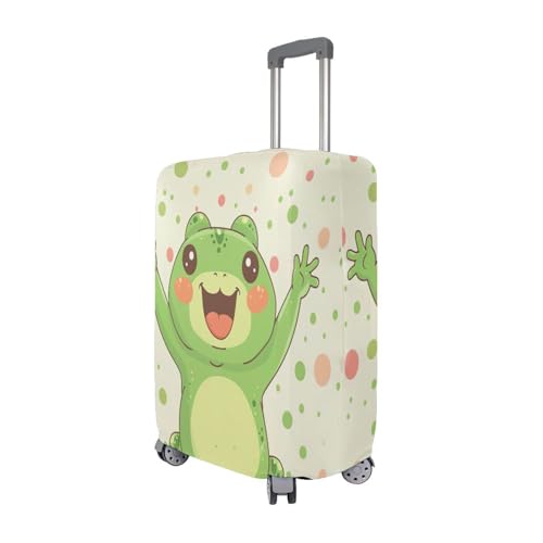 Frog Luggage Cover for Suitcase, Elastic Travel Protector with Zipper, Washable Anti-Scratch Dustproof Luggage Sleeve Fits 29-32 Inch3