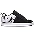 DC mens Court Graffik Casual Skateboarding Shoe, Black, 8.5 US