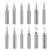 PNECK 900M Soldering Iron Tips 12 Pcs, Replacement Solder Tips Compatible with HAKKO, Atten, Quick, Aoyue, Yihua, Vastar, Ryobi