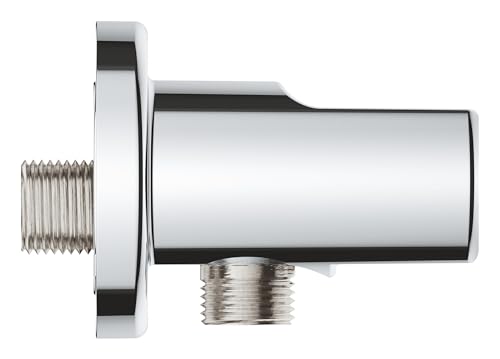 GROHE Vitalio, Wandanschlussbogen (Duschkopf Halterung mit Standardanschluss 1/2, passend für alle Standard Duschbrausen, langlebige Oberfläche, Wandmontage), chrom, 26962001