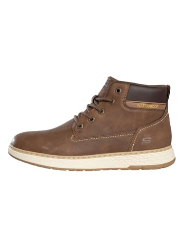 Skechers USA Men's Men's Garlan-Deno Chukka Boot, BRN (Brown), 7
