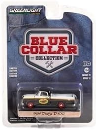 Miniatura 2 de Greenlight 35240-A Blue Collar Collection Series 11-1964 Dodge D-100 con caja de herramientas - Pennzoil escala 164