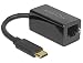 Produktbild Delock Adapter SuperSpeed USB-C St > Gigabit LAN Komp. Schw