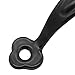 Piutouyar 12 Pcs Barn Door Handles Rustic Gate Handle 2.6 Inch Hole to Hole Metal Gate Pull Handle Fence Handle for Cabinet Garage Closet Drawer Outdoor Indoor, Black 3 Inch Length