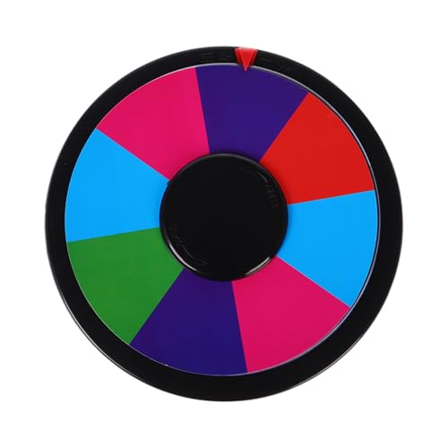SUPVOX Entertaining Game Prize Turntable Rotatable Prizes Wheel Spinning Wheel for Ktv DIY Party Supplies