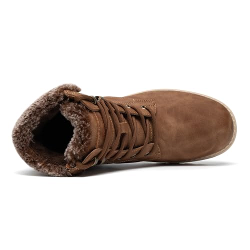 ANJOUFEMME Winter Snow Boots for Women Waterproof, womens Warm work Hiking Boots4