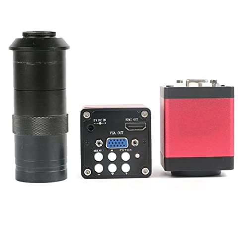 Microscope 720P 13MP 60F/S Industrial Video Microscope Camera with 100x C Mount Lens