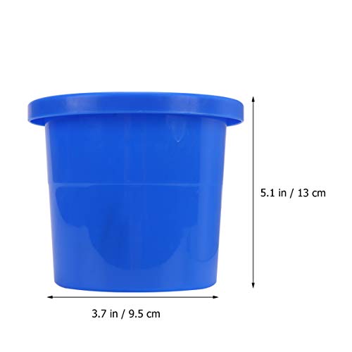 NUOBESTY Kids Outdoor Toys 1 Pair Bucket Stilts Plastic Balancing Stilts (Blue) Outdoor Toy, 14X14X13CM - Image 2