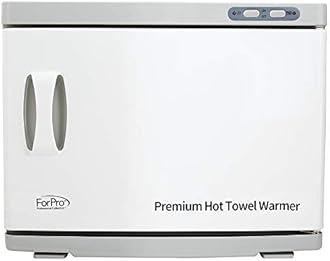 ForPro Professional Collection Premium Hot Towel Warmer, 23L Extra Large Capacity, Two Stainless Steel Racks, White