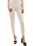 j brand online Jeans J Brand Mujer Piped Flaco Blanco Jeans 849C028 Talla 26