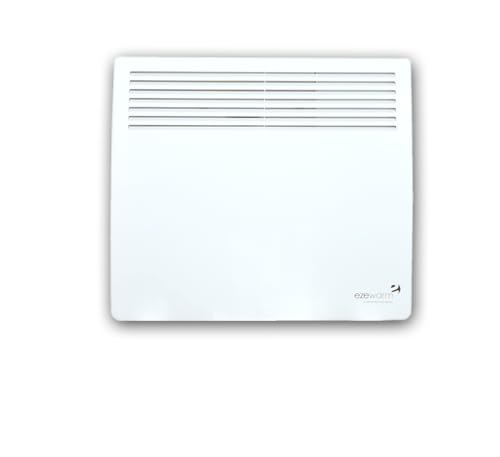 Ezewarm 1000W Wifi Enabled Panel Heater, Smart radiator works with Alexa, Energy Efficient fully programmable Thermostat with Timer, wall mounted radiator & Floor Stand, Lot 20, 890508