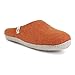 Produktbild egos Hausschuhe Damen und Herren 43 Orange | Warme und Bequeme Filzschuhe für Winter und Sommer | Handgefertigte Filzhausschuhe Damen aus 100% natürlicher Wolle