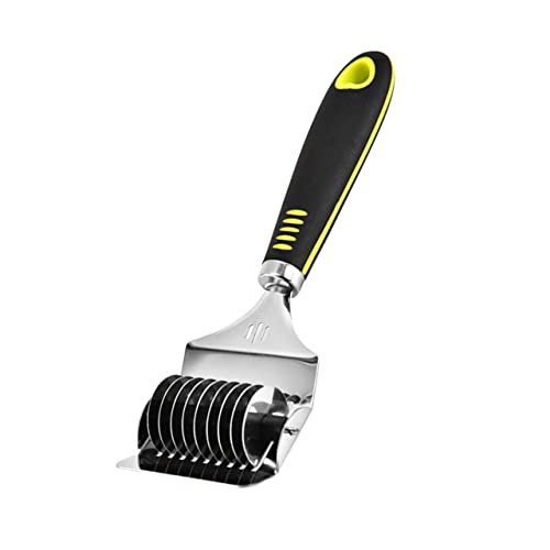 BEBEMOKO Máquina de Fideos Manual Inoxidable Cortadora de Masa Herramienta de Cocina para Preparar Pasta y Fideos Casa
