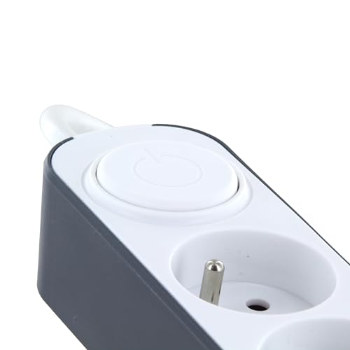 CHACON Bloc multiprise 5 prises avec 2 ports USB et câble 1 5 HO5VV F 3x1 5 mm² et Lot de 2 - vue 8