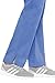 Med Couture Women's Signature Drawstring Straight Scrub Pant, Ceil/Navy, X-Small Tall
