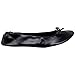 Untssiw Women's Foldable Portable Travel Ballet Flat Roll Up Slipper Shoes - Black, Large