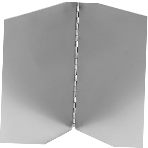Protection anti-éclaboussures de cuisinière pliable en acier inoxydable