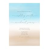 ajinvites Wedding Invitations Beach Destination Wedding Invitations with RSVP Option Quantity of 50