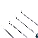 AHYYLKLPER 4pcs/Pack Car Oil Seal Screwdrivers Set O-Ring Seal Gasket Puller Remover Pick Hooks Practical Tool Hand Tool Accessories